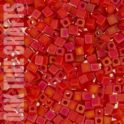 CU04 - Miyuki - Frosted AB - Brick Red (407FR) - 8gm