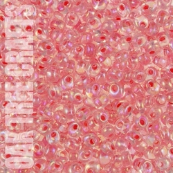 MA04 - Miyuki - Salmon-Lined AB - Crystal (2147) - 8gm