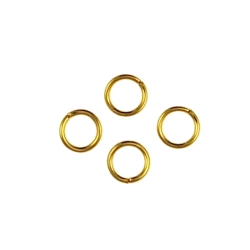 Findings - Gold-Plated Jump Rings - 5mm x 50