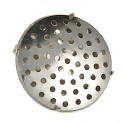 91301 - Findings - Silver-Plated Sieve Brooch - Round, 25mm x 1