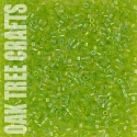 92122 - DE15 - Miyuki - Trans AB - Chartreuse Green (DBS0174) - 2.8gm