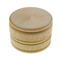 96350 - Wooden Box - Round - With Lid - Pill - Unfinished x 1