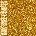 97311 - DE15 - Miyuki - Silver-Lined - Gold (DBS0042) - 2.8gm