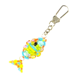 Fish and Clip Bag Charm