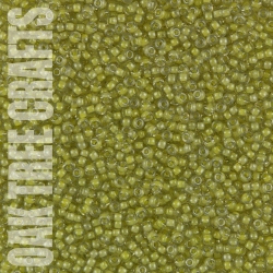 SB11 - Miyuki - Lined Lustre - Light Olive Green (378) - 8gm