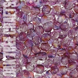 FA04 - Czech - Two-Tone Lustre - Pink/Purple (F068) x 100