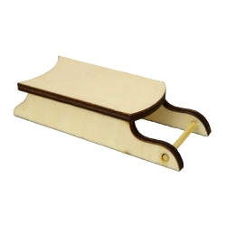 Wooden Mould - Standard - Sledge - Unfinished x 1