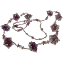 70075 - Moorish Beaded Blooms Necklace